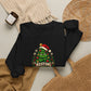 Funny Adult Christmas Jumpers: 'Resting Grinch Face' Christmas Crewneck