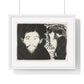 Jealousy I (1896) by Edvard Munch, from the Original, Framed Art Print