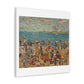 Beach Scene (1910-1913) by Maurice Brazil Prendergast, Art Print from the Original on Canvas