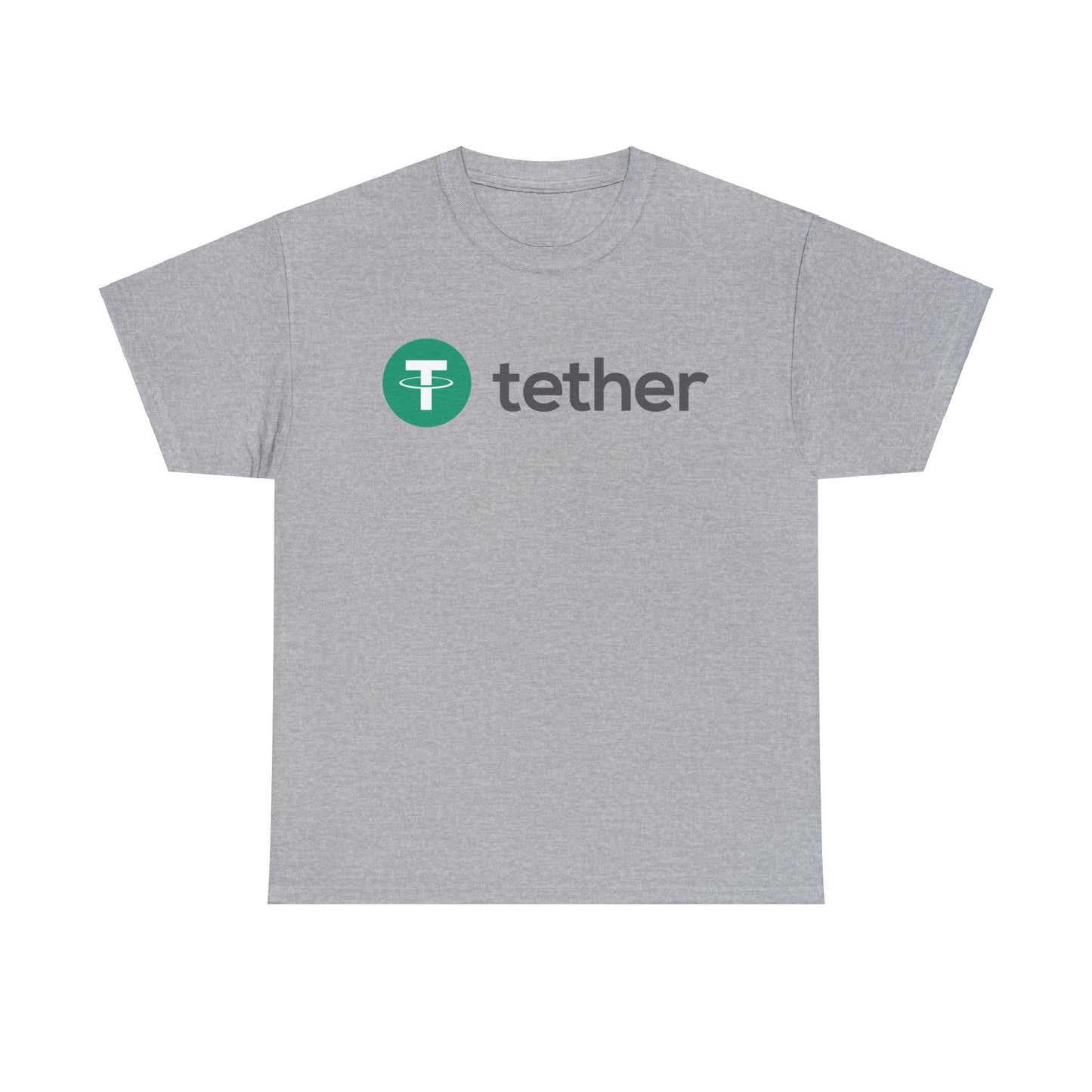 Tether #USDT Crypto Unisex Heavy Cotton T-Shirt