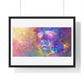 Faces of Ecstasy in Art 'Designed by AI, Framed Art Print