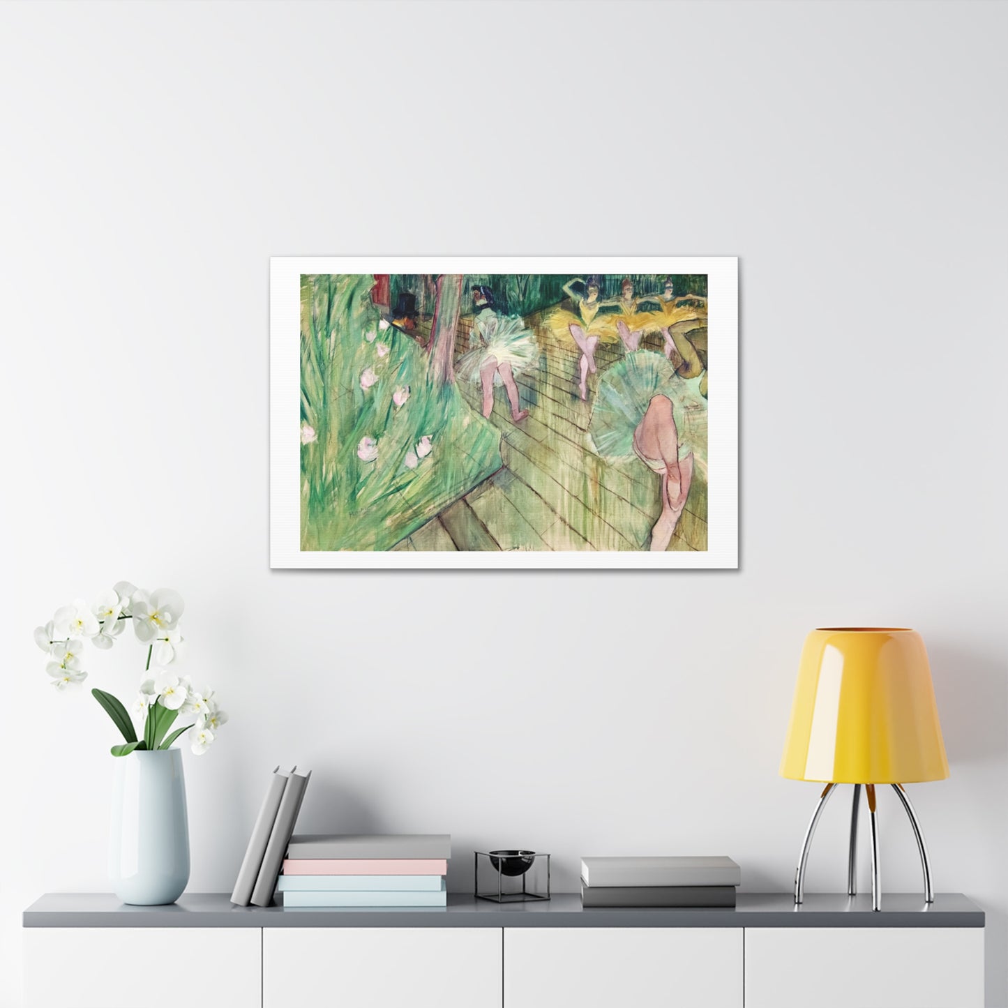 Ballet Scene (1886) by Henri de Toulouse–Lautrec, Canvas Art Print from the Original