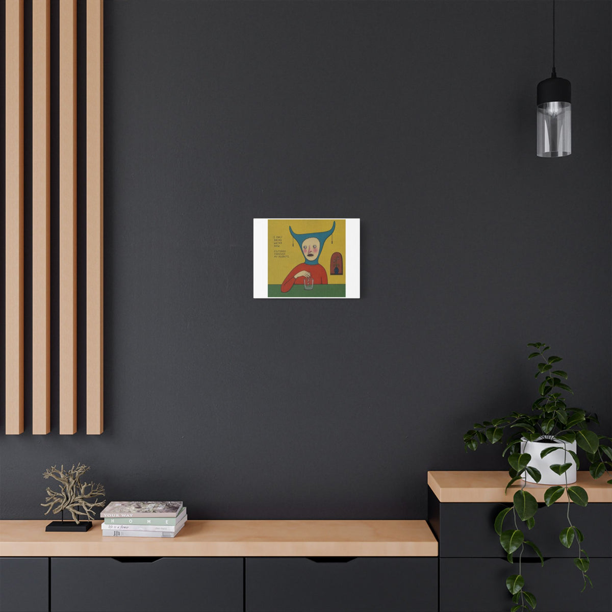 It's Fine VI, Cartoon Art Print on Canvas