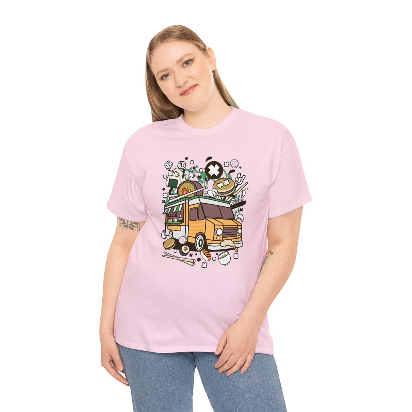 Japanese Food Van Cartoon T-Shirt