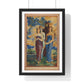 Allegorical Figures (1868-1915) by René Piot, from the Original, Wooden Framed Print