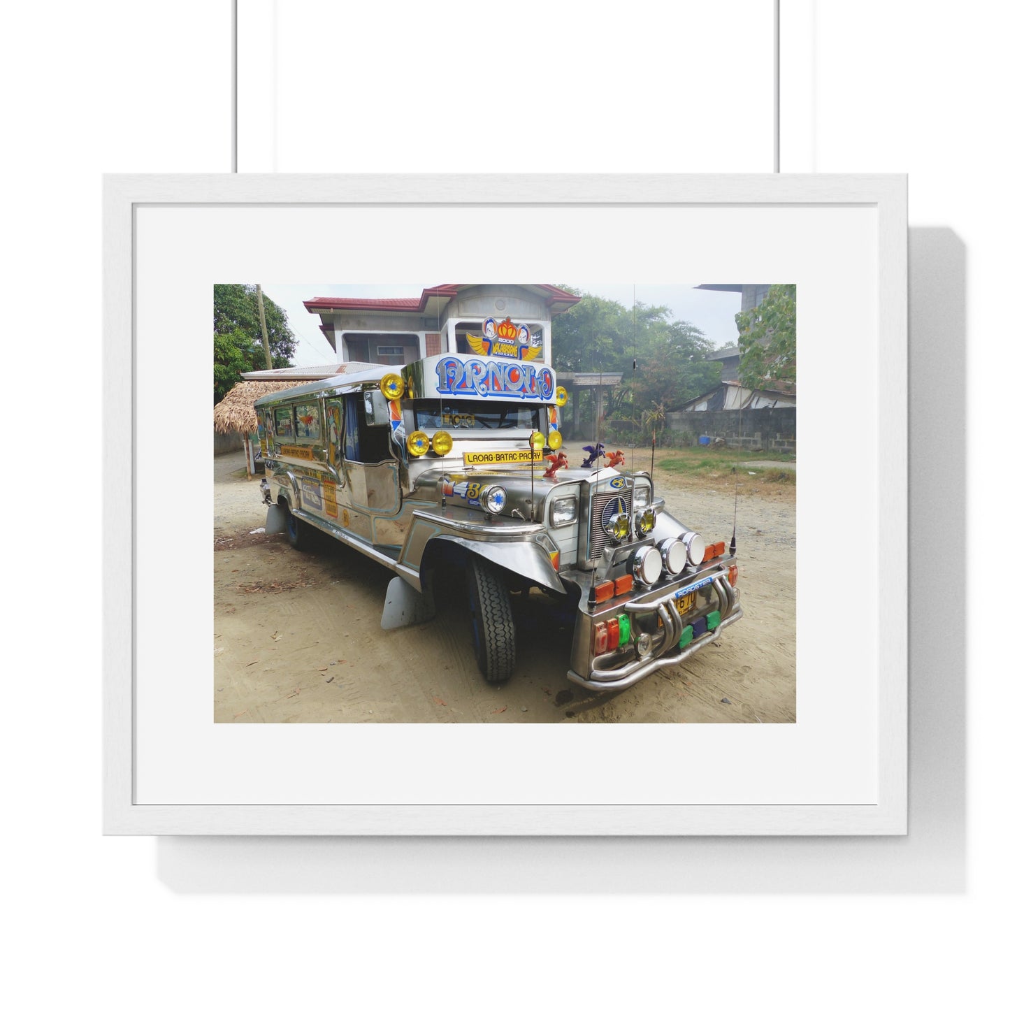 Jeepney, Philippines, Photographic Art, from the Original, Framed Print