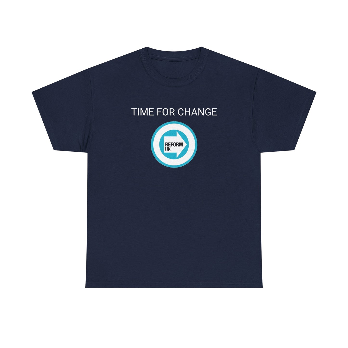 Reform UK Time For Change Cotton T-Shirt