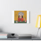 Buffering Thoughts, Cartoon Art Print on Canvas