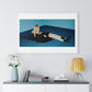 Macabre Death and Existential Exploration 'Designed by AI' Framed Art Print