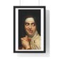 Crazy Nun, Surrealist Art, Large Decor Framed Print