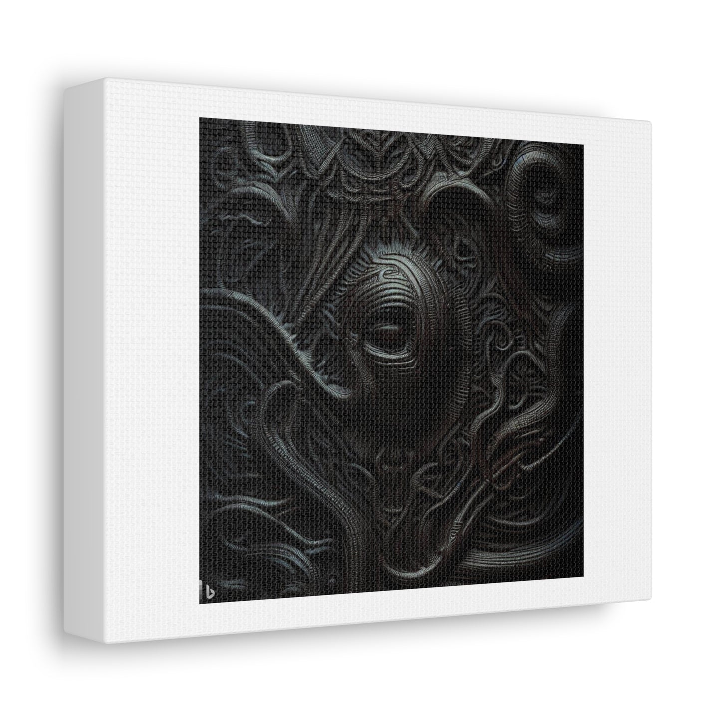 The Dark Mask From The Death Eaters, Intricate and Hyperdetailed Matte Photography by Alfonso Cuarón 'Designed by AI' Print on Canvas