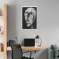 Brutalist Portrait Art 'Designed by AI' Canvas Art Print