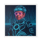 Elton Tron Absurdist Art 'Designed by AI' Canvas Art Print