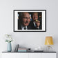 Putin, Trump and the Legend of the Golden Egg, Abstract Art 'Designed by AI' Framed Print