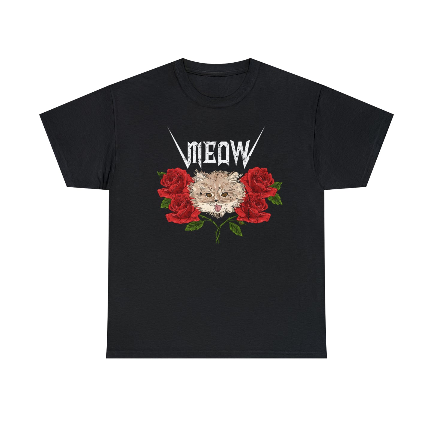 Meow! Cat Design T-Shirt