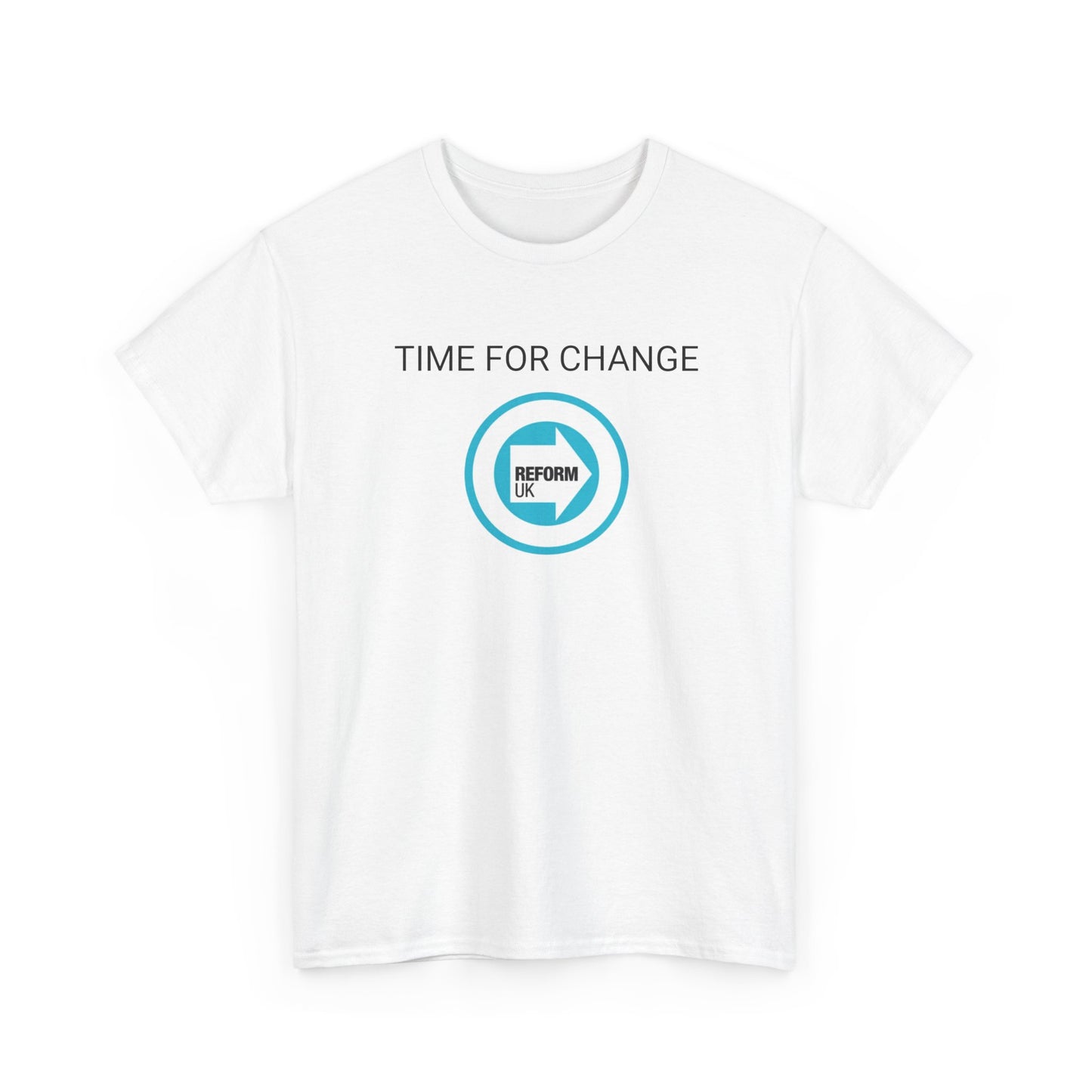 Reform UK Time For Change Cotton T-Shirt