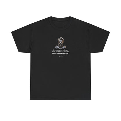 Epictetus on Stoicism and the Origins of Anger, Philosophy Tribute T-Shirt