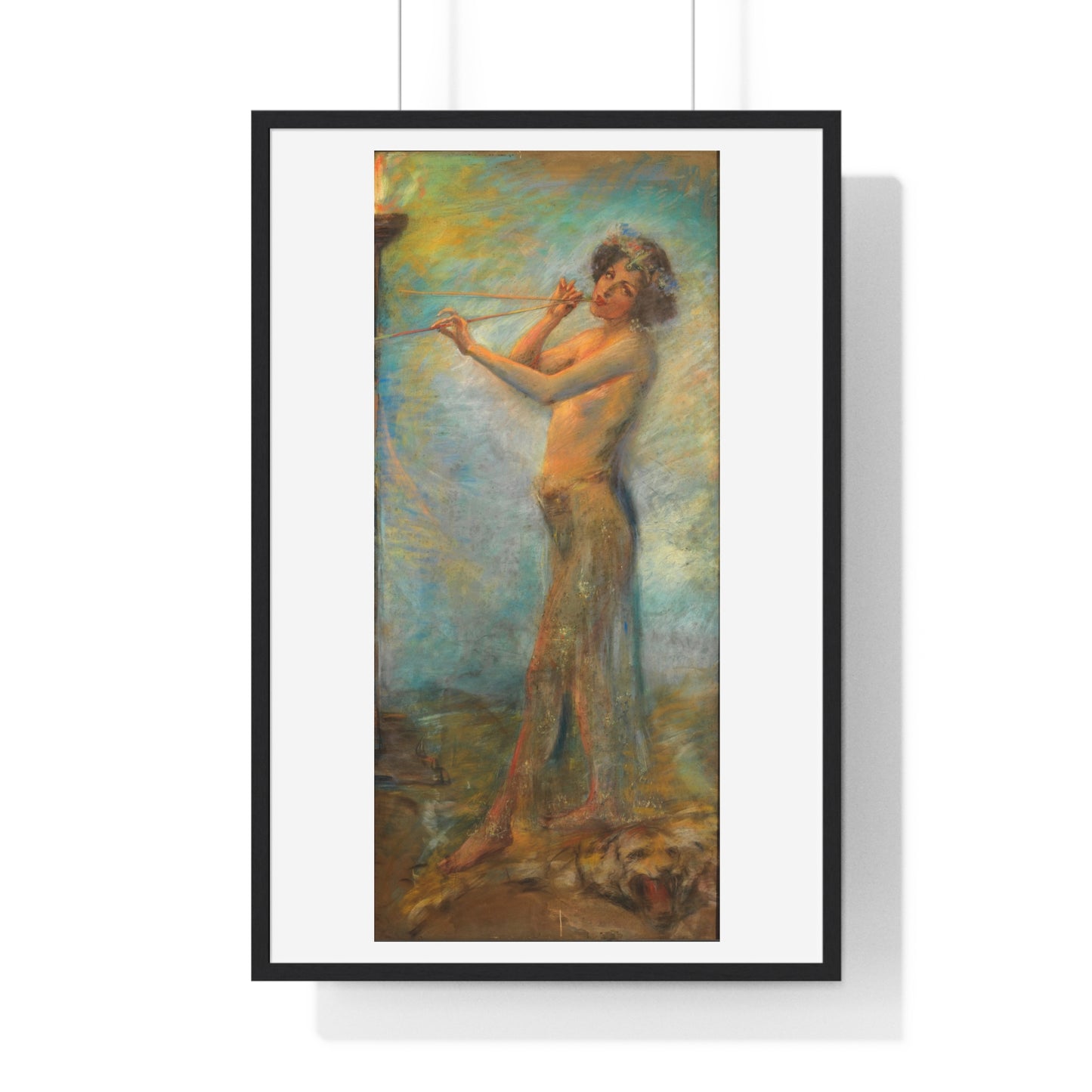 Pagan Dancer (circa 1901) by Alice Pike Barney, from the Original, Art Print on Canvas