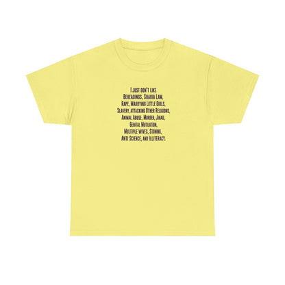 Anti-Islamic Extremism T-Shirt