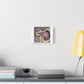 Surreal Eye and Cosmic Mouth Canvas Wall Art