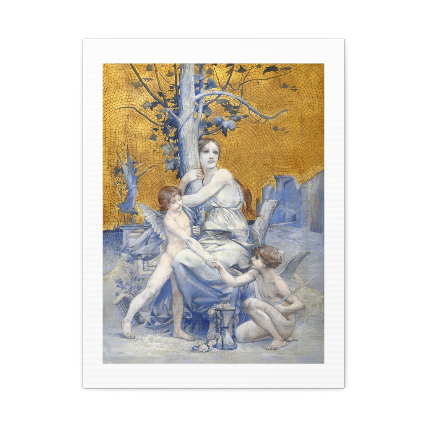 Allegory of Time (1896) by Luc-Olivier Merson, Canvas Print from the Original