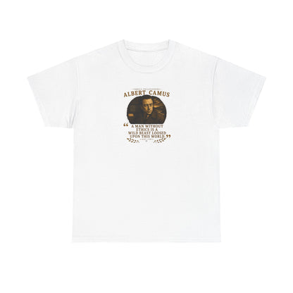 Albert Camus on Ethics, Philosophy Tribute T-Shirt