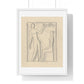 Study for the Painting with Prometheus (1930) by Mikuláš Galanda, from the Original, Framed Art Print