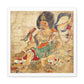 Japanese Antique Scroll: Tenkeisei, God of Heavenly Punishment, Extermination of Evil, Canvas Art Print from the Original