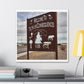 Silhouetted Welcome Sign on the Outskirts of Truth or Consequences, New Mexico, Print on Canvas