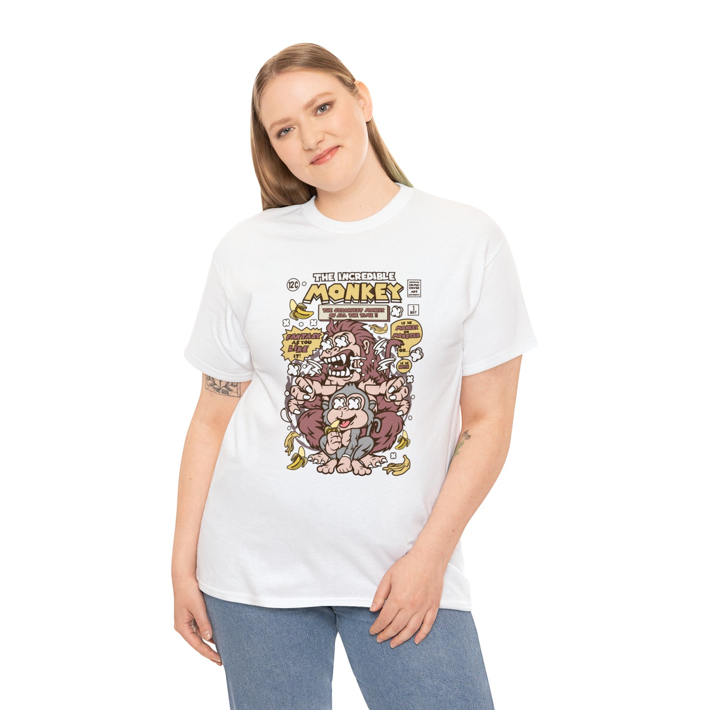 The Incredible Monkey Cartoon T-Shirt