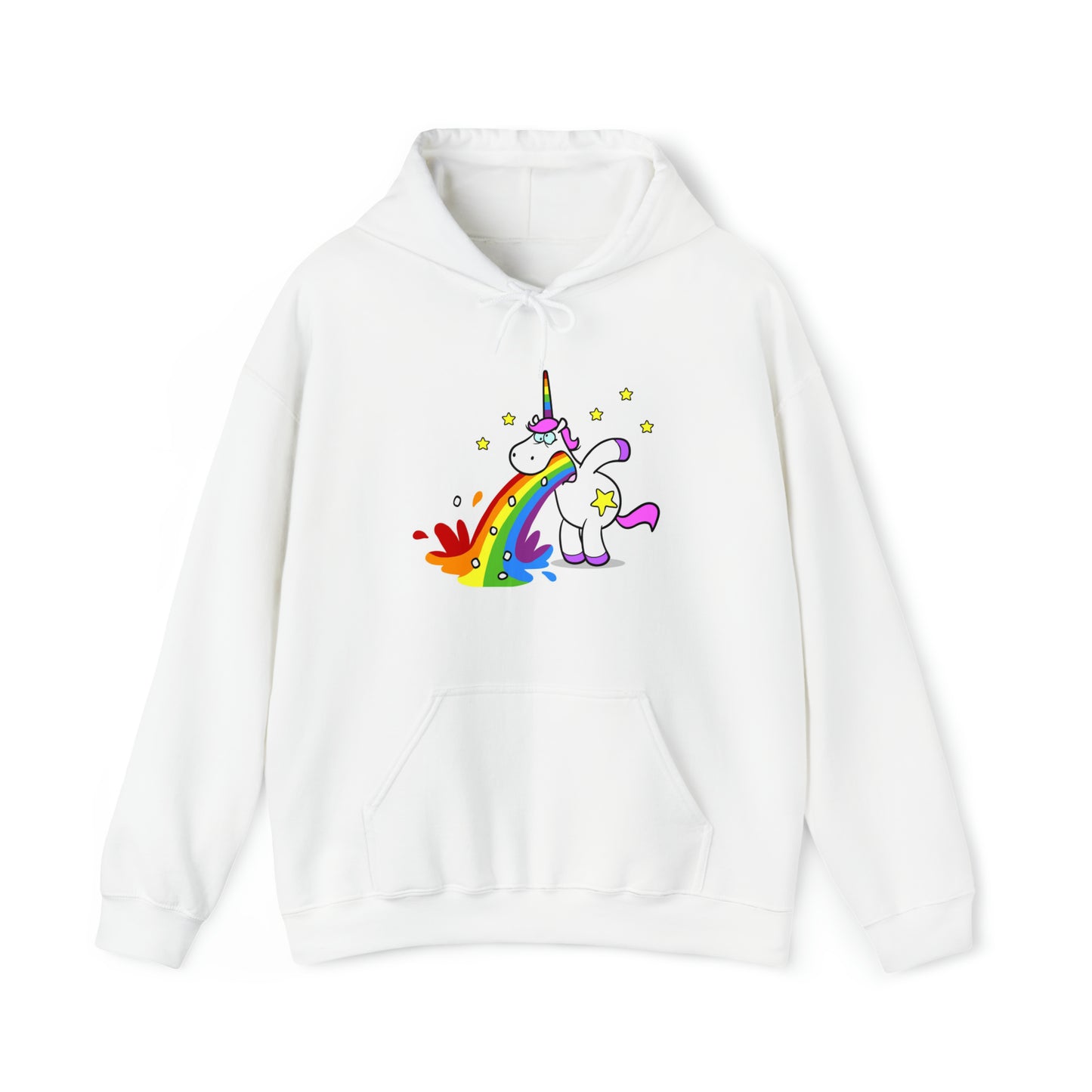 Rainbow Vomit Unisex Heavy Blend™ Hooded Sweatshirt