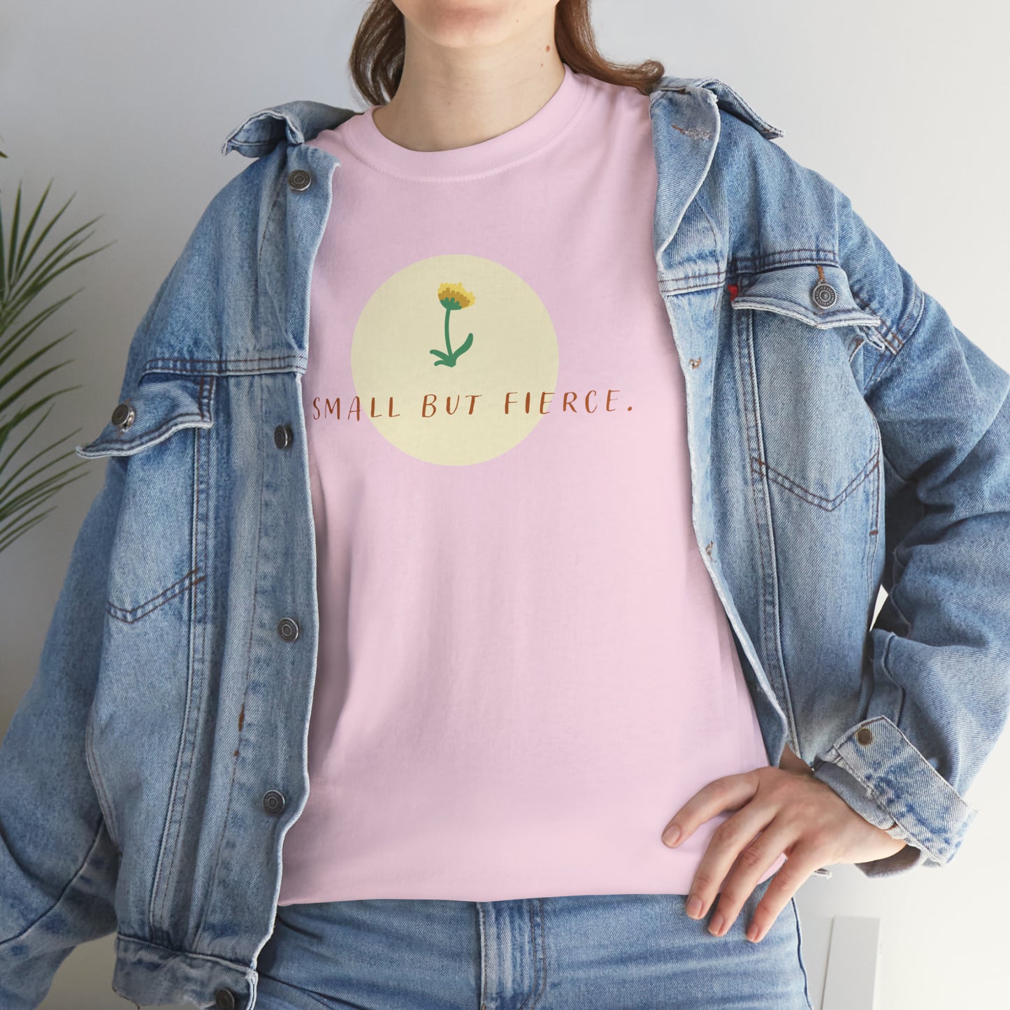 Small But Fierce ! Girl Power Cotton T-Shirt