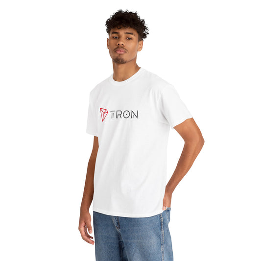 Tron (Blockchain) #TRX Crypto Unisex Heavy Cotton T-Shirt
