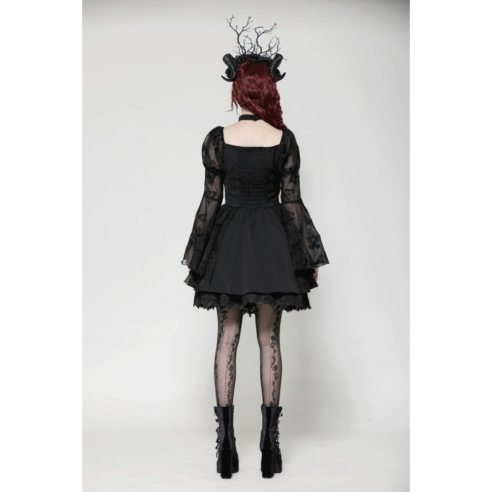 Dark in Love Blanche Butterfly Big-Sleeves Dress