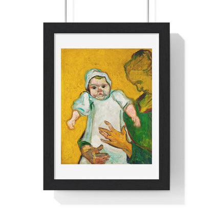 Madame Roulin and Her Baby (1888) by Vincent Van Gogh, from the Original, Framed Art Print