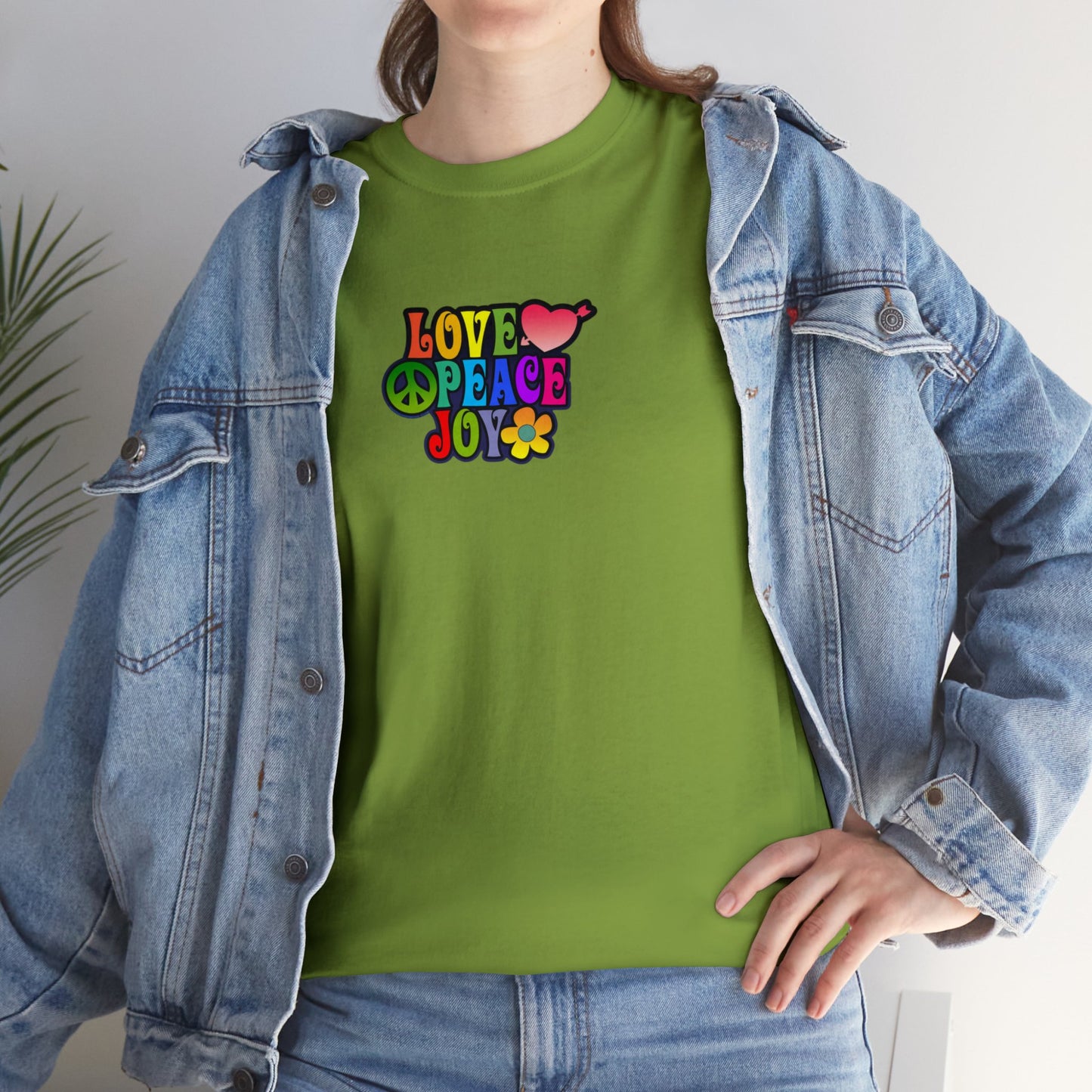 Love and Peace and Joy Psychedelic T-Shirt