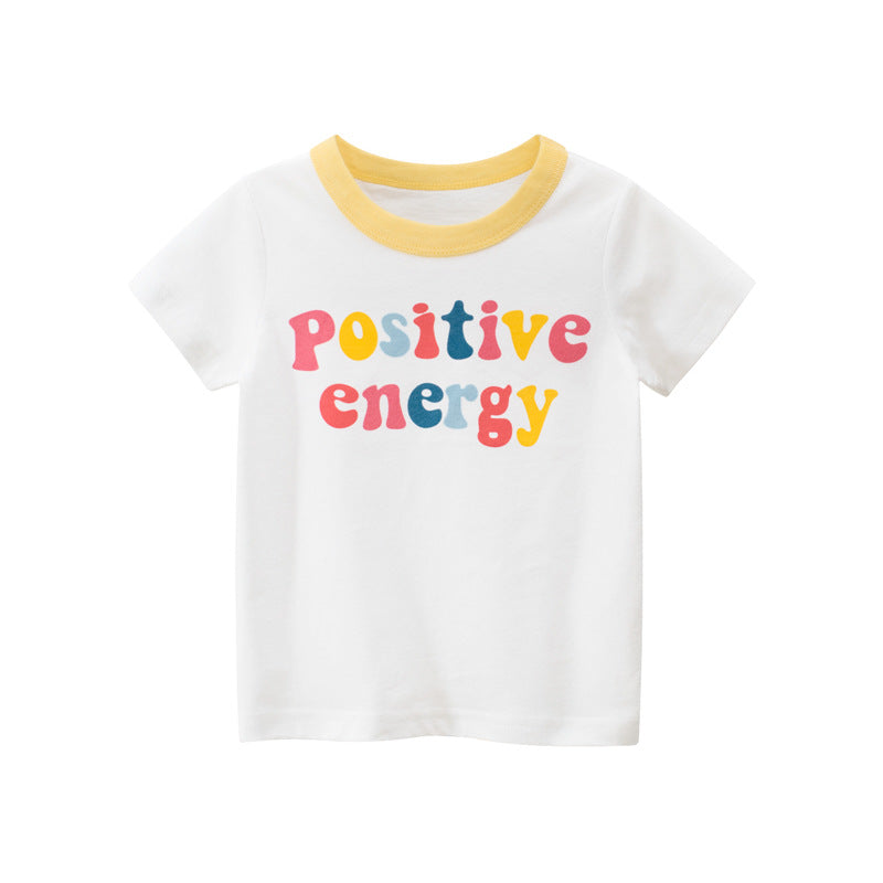 Positive Energy Short Sleeve Baby and Toddler Top