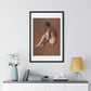 Seated Nude Female Figure by Edwin Austin Abbey from the Original, Framed Art Print