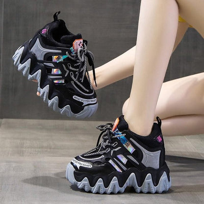 Women's Platform Shoes, Height Booster Casual Sports Shoes