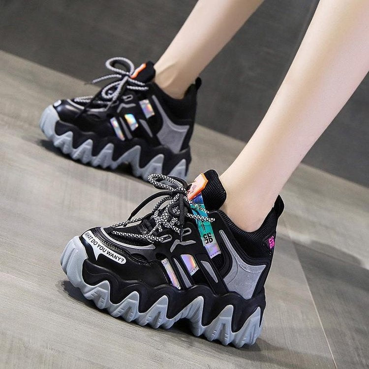 Women's Platform Shoes, Height Booster Casual Sports Shoes