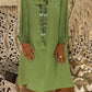 Midi Hippy Dress, Loose Large Size Dress, Multi Colours