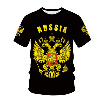 Russia Coat of Arms T-Shirt, Multi Designs