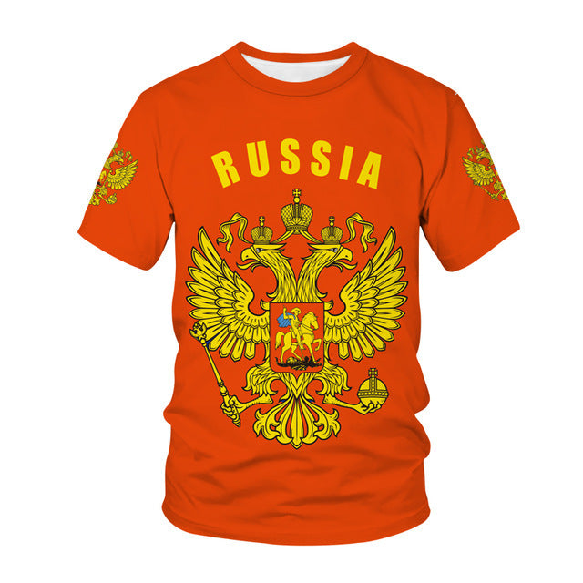 Russia Coat of Arms T-Shirt, Multi Designs