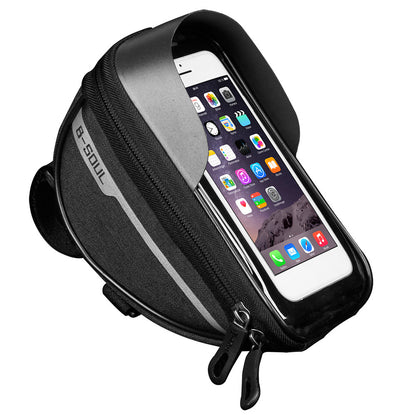 B-SOUL Bike Bag, Bicycle Smart Phone Holder, Mobile Phone Front Pocket