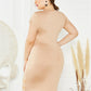 Women's Office Wear Sheath Dress, Mesh Stripe Skirt, Plus Sizes