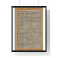 Stamped Images of the Wisdom King Fudō (Acala), Antique Japanese Scroll, from the Original, Framed Art Print