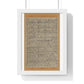 Stamped Images of the Wisdom King Fudō (Acala), Antique Japanese Scroll, from the Original, Framed Art Print