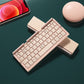 Small Folding Bluetooth Keyboard Multi-Devices Rechargeable