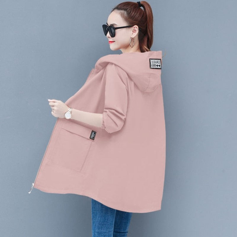 Mid-Length 'Fat Sister' Women's Lightweight Trench Coat