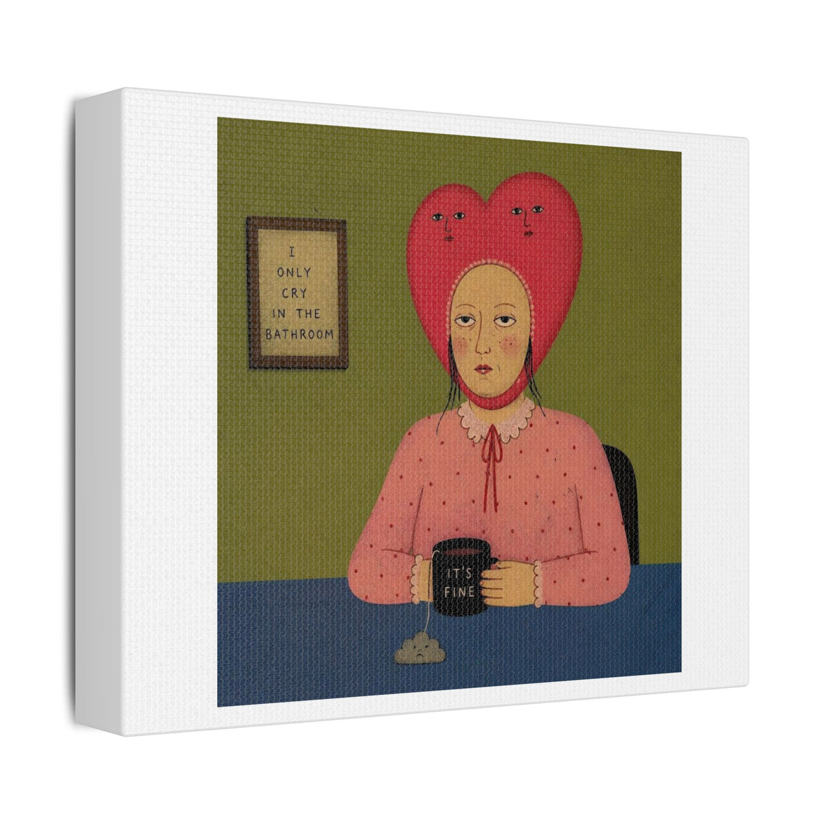 It's Fine VII, Cartoon Art Print on Canvas